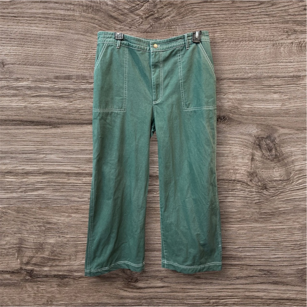 Harpersage Green Wide Leg Pants Size Xl